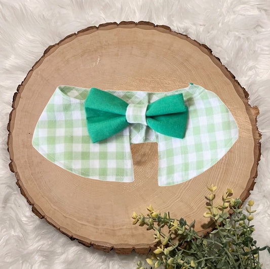 Perfect Pet Collar Bow Tie Green