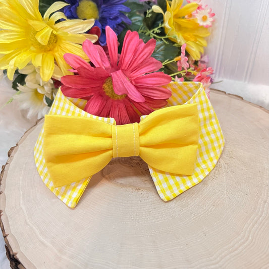 Perfect Pet Collar Bow Tie Yellow